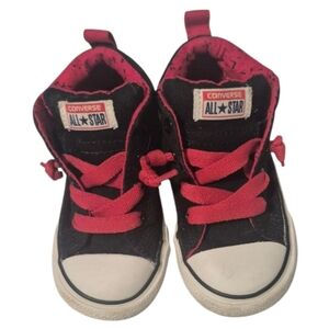 Converse Street Mid Rise Black/Red Cushion Comfort Sneakers